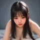 港式喜剧女演员形象，蜜桃成熟时33d系列风格的妆容与发型，眼神灵动充满喜剧张力